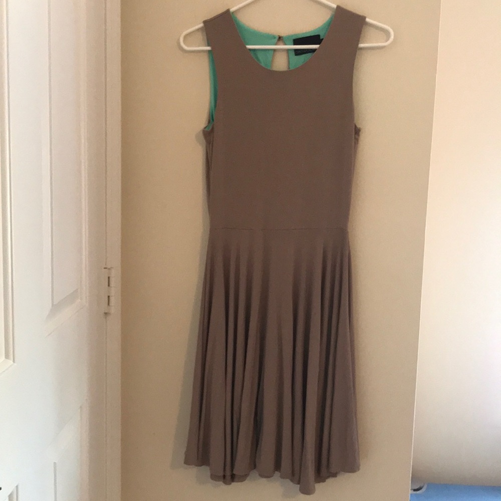 Tan Swing Dress